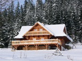 Chalet in winter